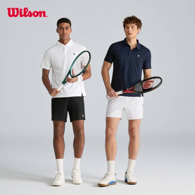 [Quick-Dry] Wilson Men Daily Court Tennis Polo Shirt T-Shirt Tee 4 Colors Athletic Fit WM20056512