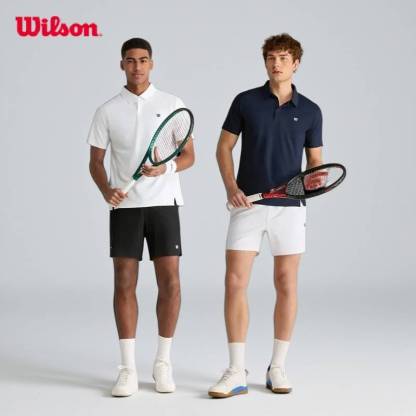 [Quick-Dry] Wilson Men Daily Court Tennis Polo Shirt T-Shirt Tee 4 Colors Athletic Fit WM20056512