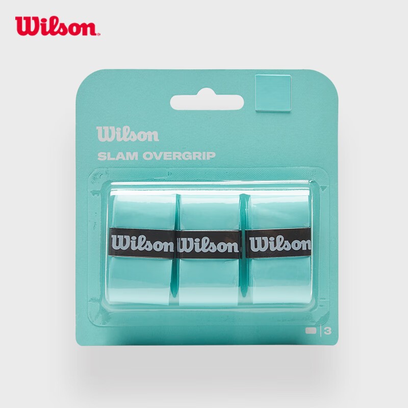 3-Pack | Wilson SLAM OVERGRIP Tennis Grip Anti-Slip Absorbent Professional for Training WR844880