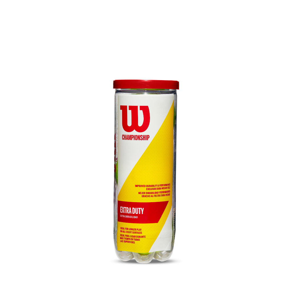 Championship Extra Duty Tennis Balls 3 Ball Can (12 Balls)