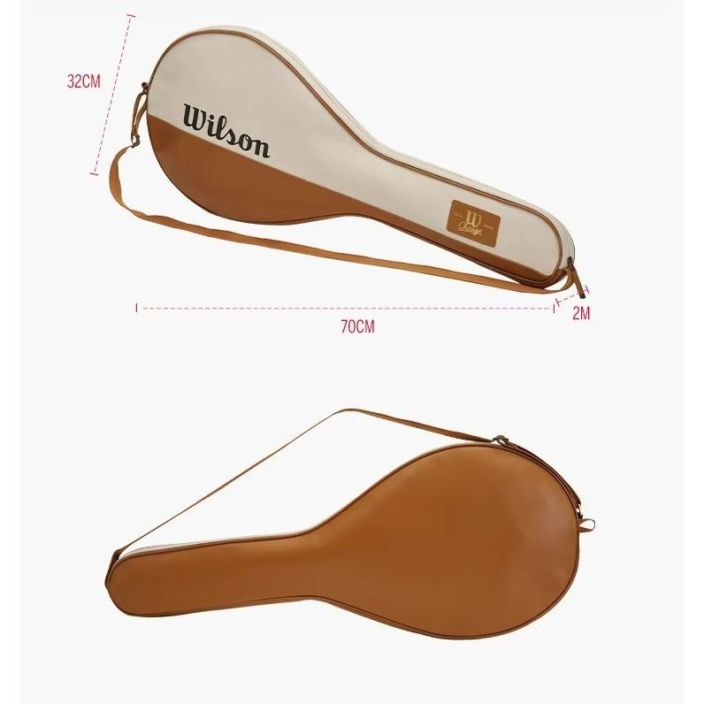 WILSON 110TH ANNIVERSARY RACKET COVER CREAM WR8040701001