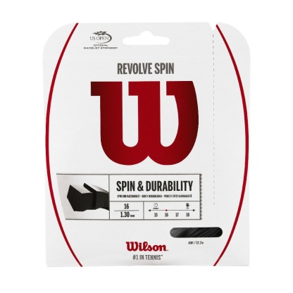 Wilson Revolve Spin 16 / 17 Tennis String Black