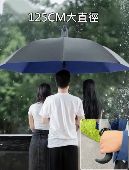 自收雙層抗暴風雨傘