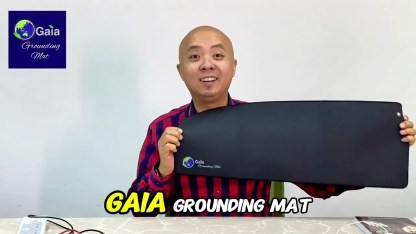 Indoor Touching Green Concept: Gaia Grounding/Earthing Mat 