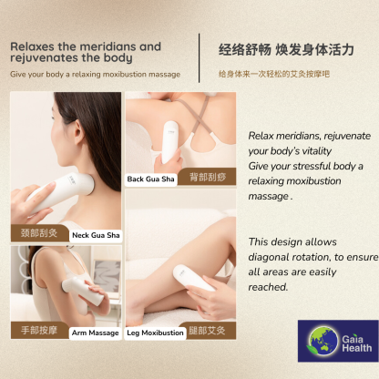 Guasha & Moxibustion Heat Massage Device For Pain Relief, TCM Healing