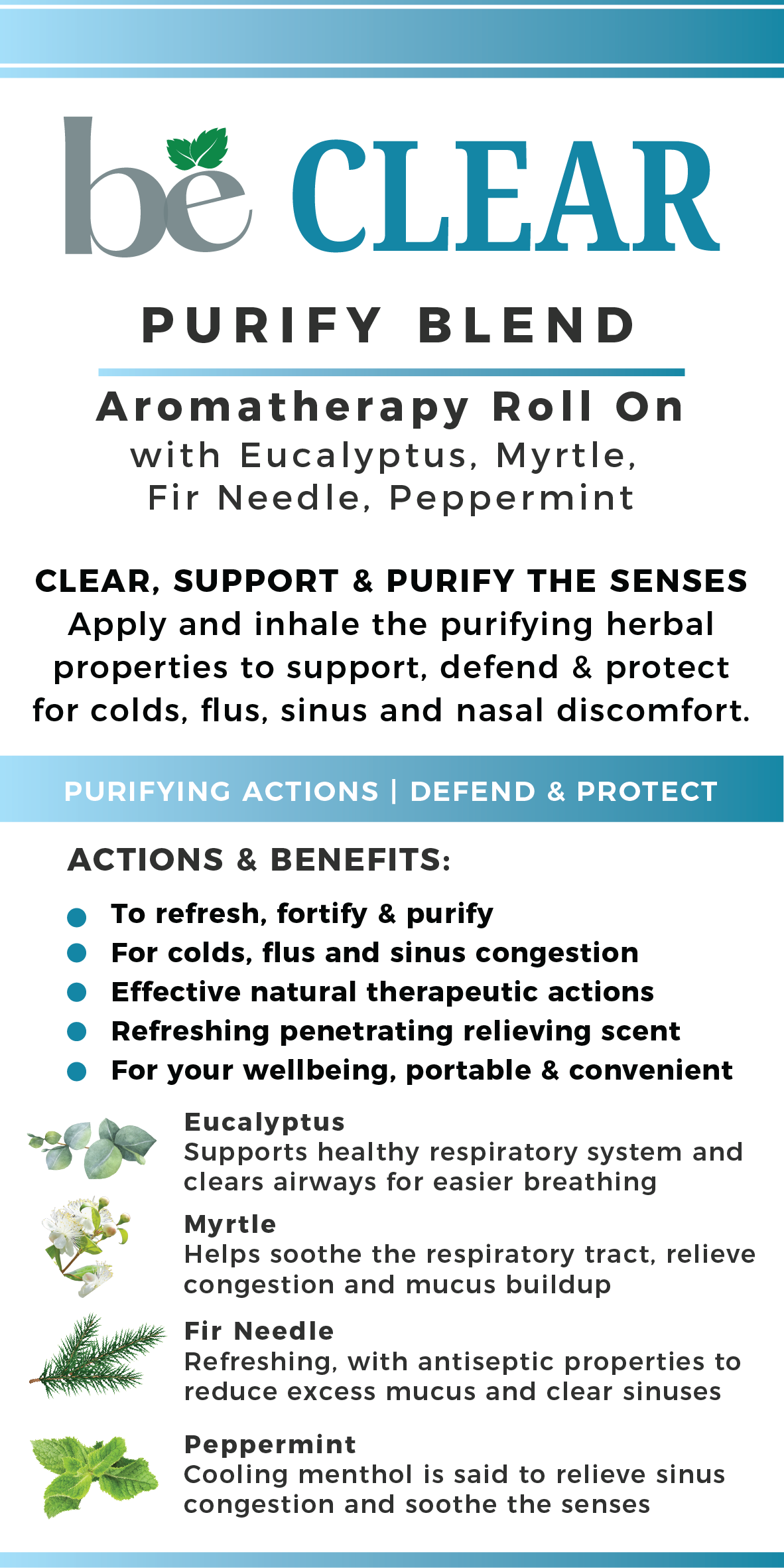 BE CLEAR Aromatherapy Roll On