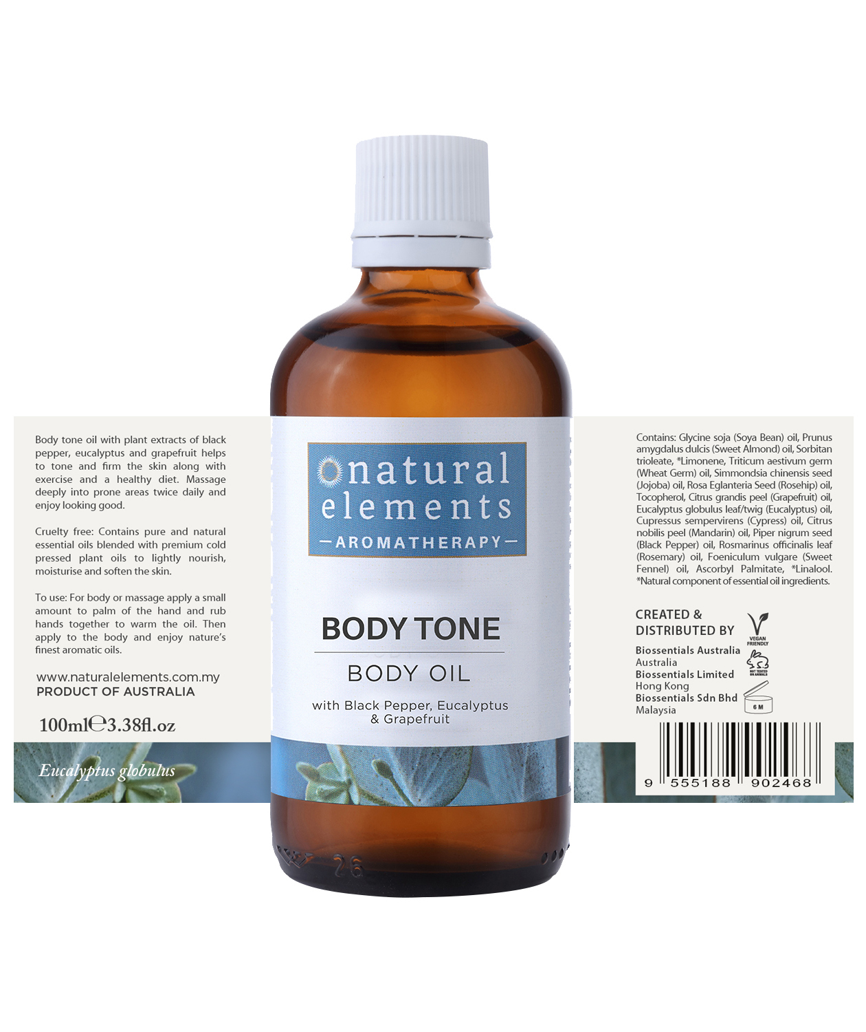BODY TONE MASSAGE & BODY OIL [100ml]