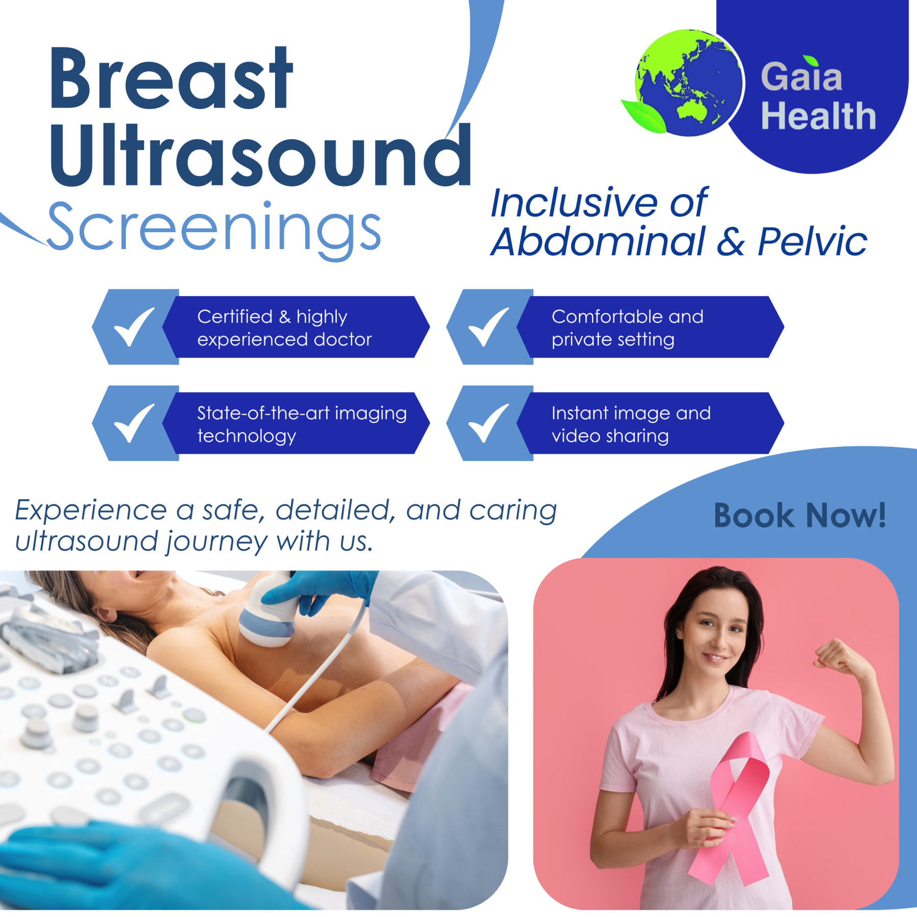 Proactive Breast Health: Advanced Ultrasound Screening & Free Consultation (Pink October Promo)