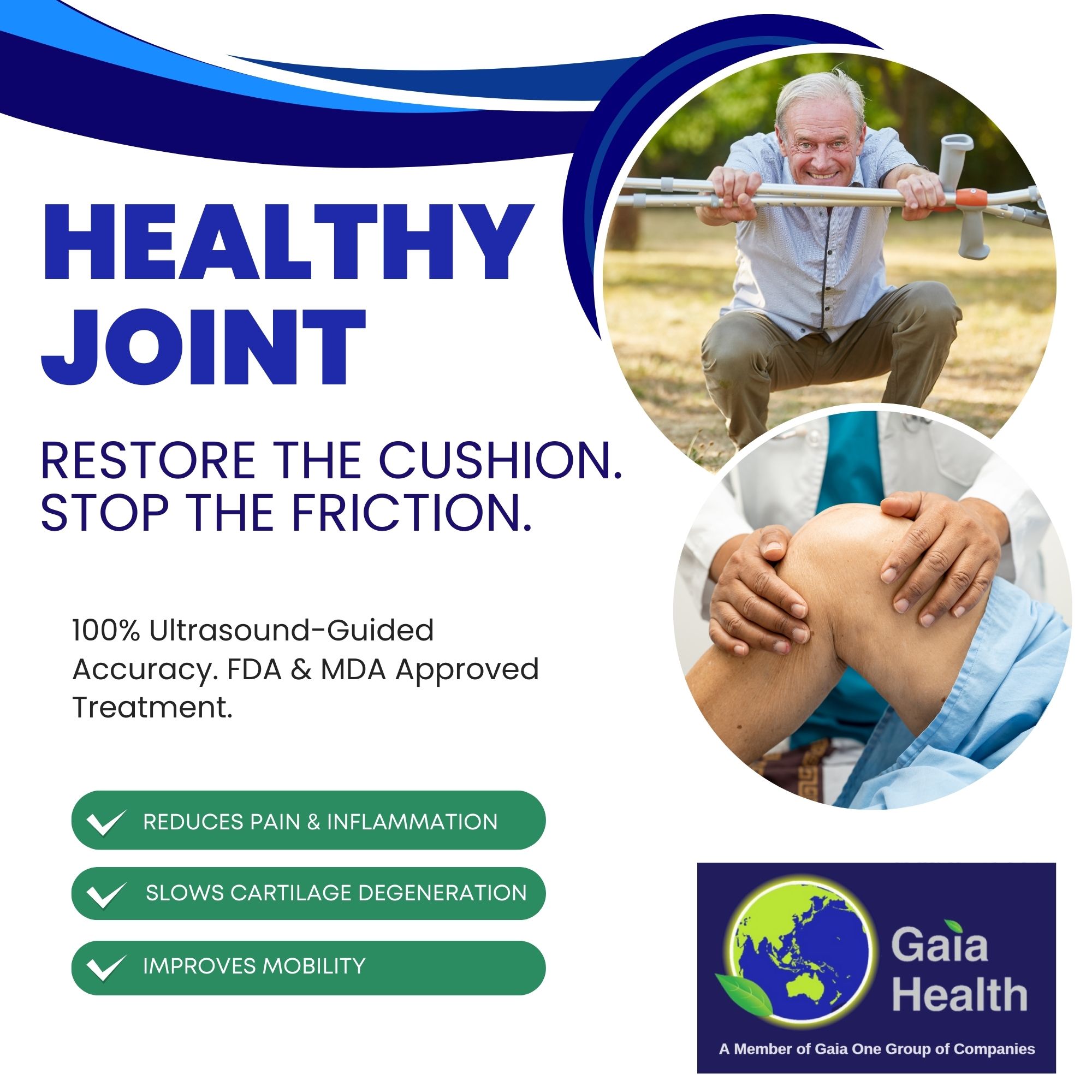 Precision Joint Lubrication Therapy (HA Gel) – Restore Mobility & Stop Osteoarthritis