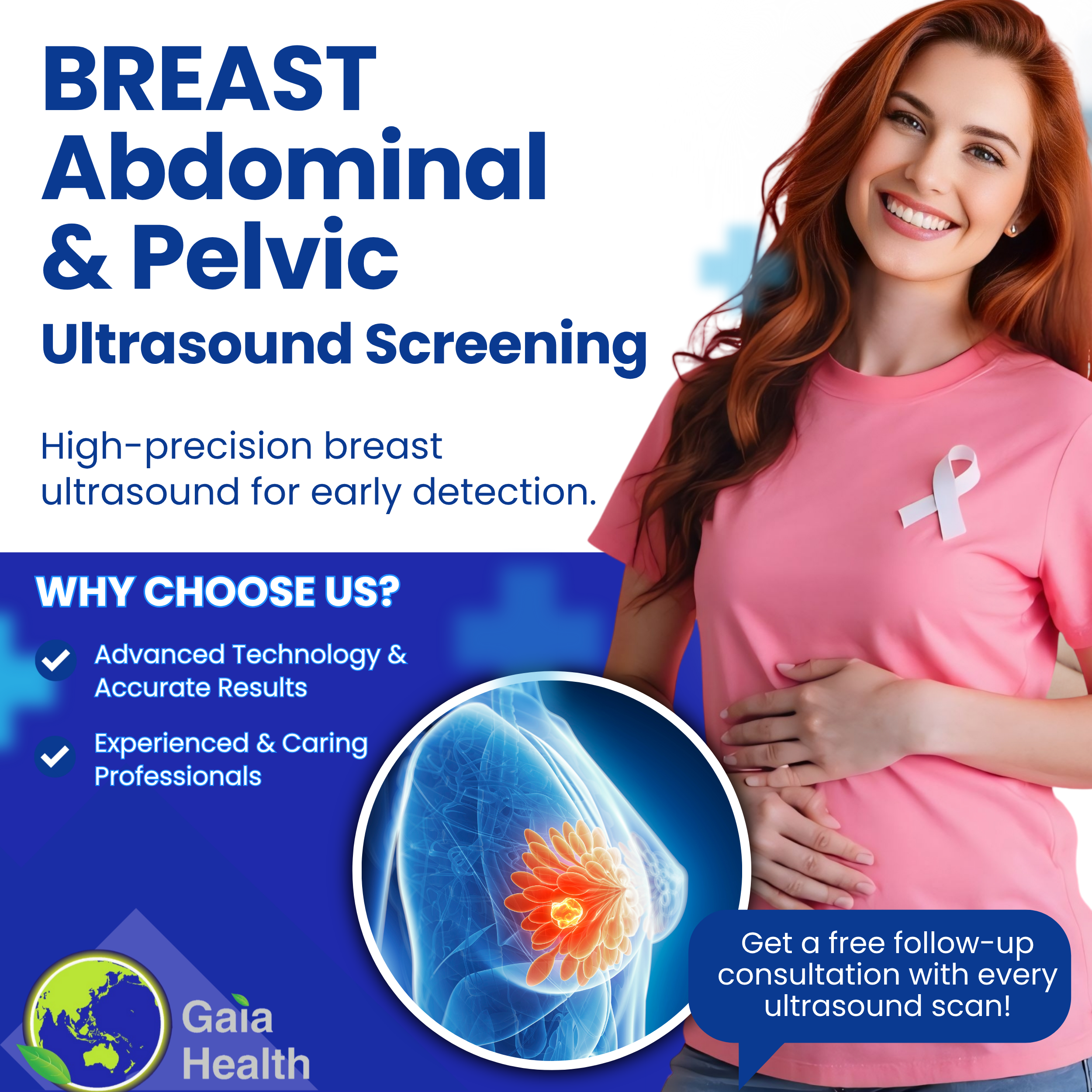 Proactive Breast Health: Advanced Ultrasound Screening & Free Consultation (Pink October Promo)