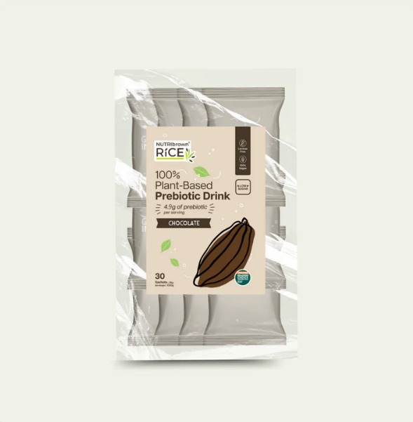 NutriBrownRice® Chocolate with Prebiotic – Low Sugar, High Fiber & Gut-Friendly
