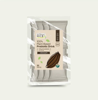 NutriBrownRice® Chocolate with Prebiotic – Low Sugar, High Fiber & Gut-Friendly
