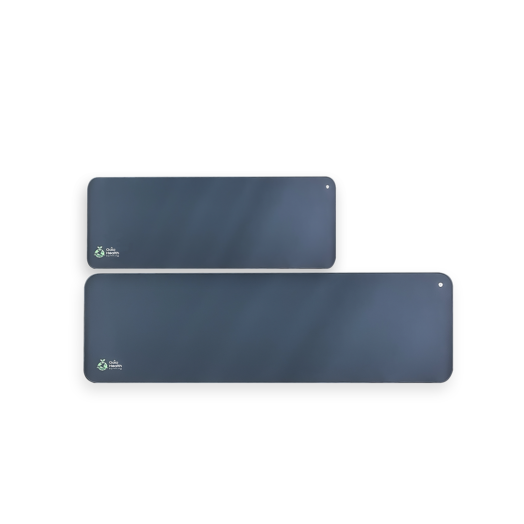 Two Gaia grounding mat sizes shown together