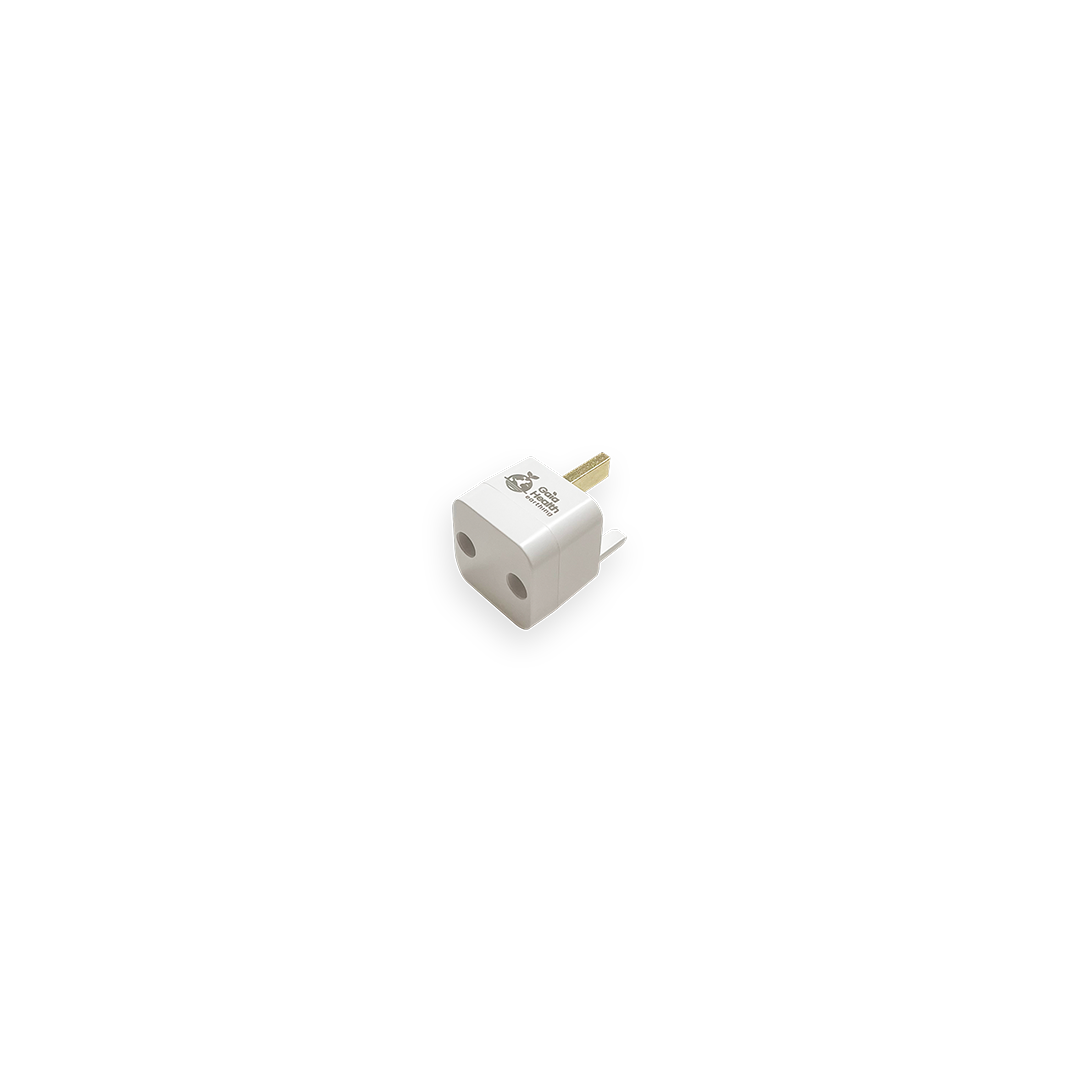 Gaia grounding plug adapter shown from the side
