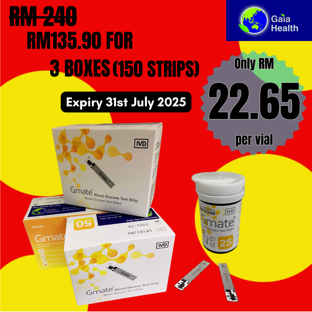 Diabetes/Blood sugar GMATE Glucometer and Test Strips 