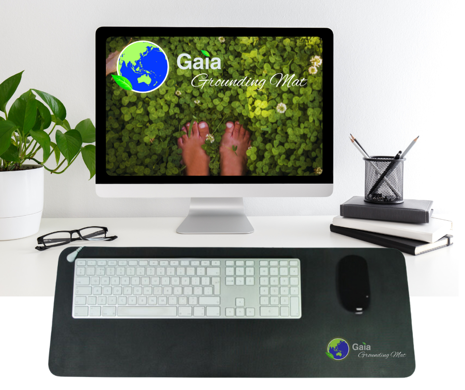 Indoor Touching Green Concept: Gaia Grounding/Earthing Mat 