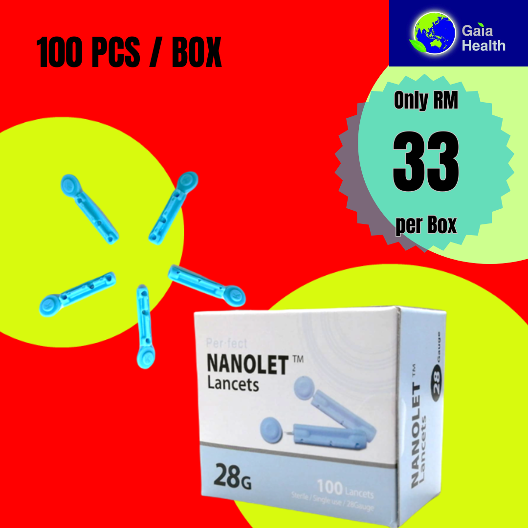 [READY STOCK] Gmate Lancets for Glucose Meter - 100pcs