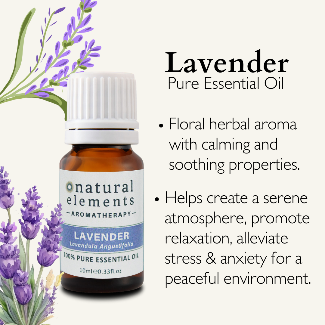 Lavender Essential Oil; 100% Pure & Natural [10ml]
