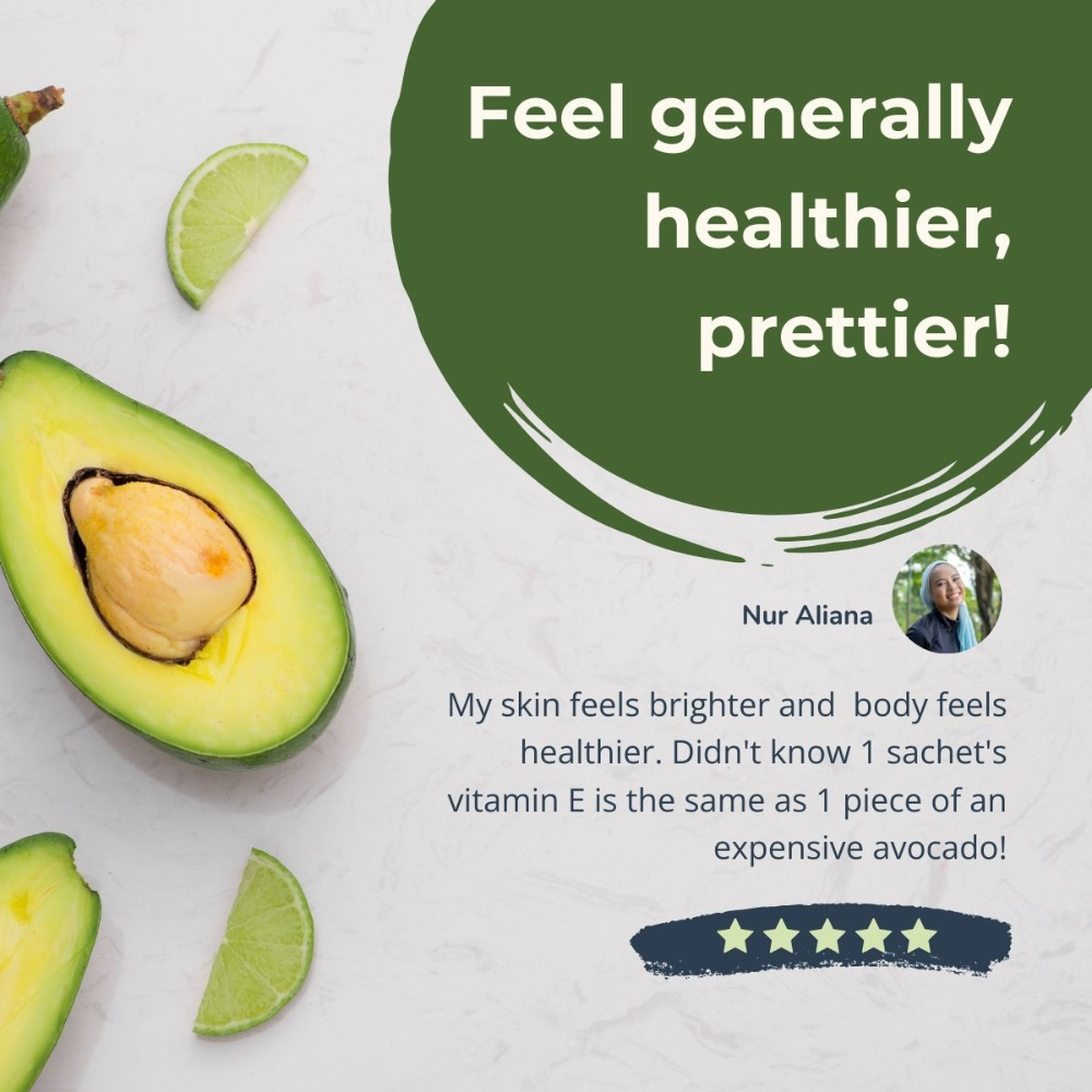 NutriBrownRice® Avocado Prebiotic Drink: Gut Health, Brain Boost, Immune Support