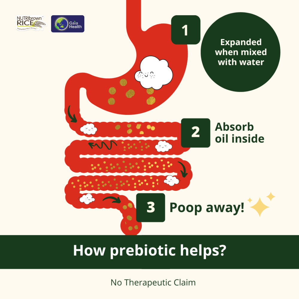 NutriBrownRice® - Original (Prebiotic, No Sugar Added): Improve your Digestive Health