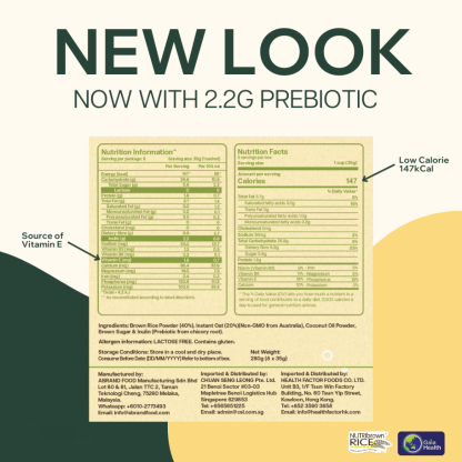 NutriBrownRice® – Oat Added with Prebiotic: Heart Health & Digestive Wellness