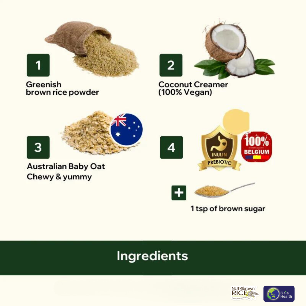NutriBrownRice® – Oat Added with Prebiotic: Heart Health & Digestive Wellness