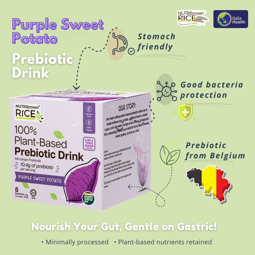 NutriBrownRice®- Purple Sweet Potato Added with Prebiotic, Diabetic Friendly