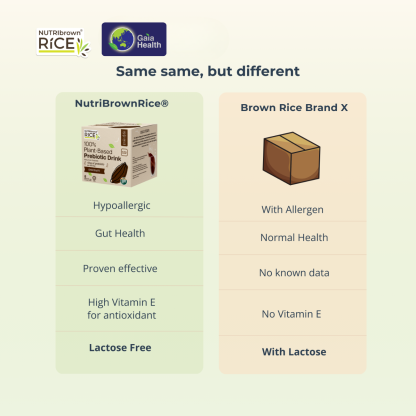 NutriBrownRice® Chocolate with Prebiotic – Low Sugar, High Fiber & Gut-Friendly