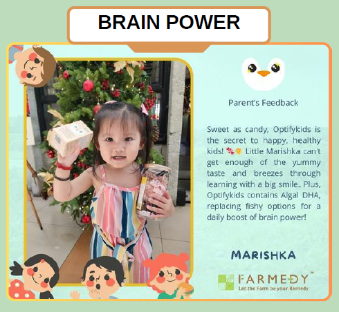 OptifyKids - Brain Development with Eye care supplement for kids [60 tablets/bottle]