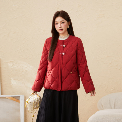 Warm quilted down jacket EDY5693
