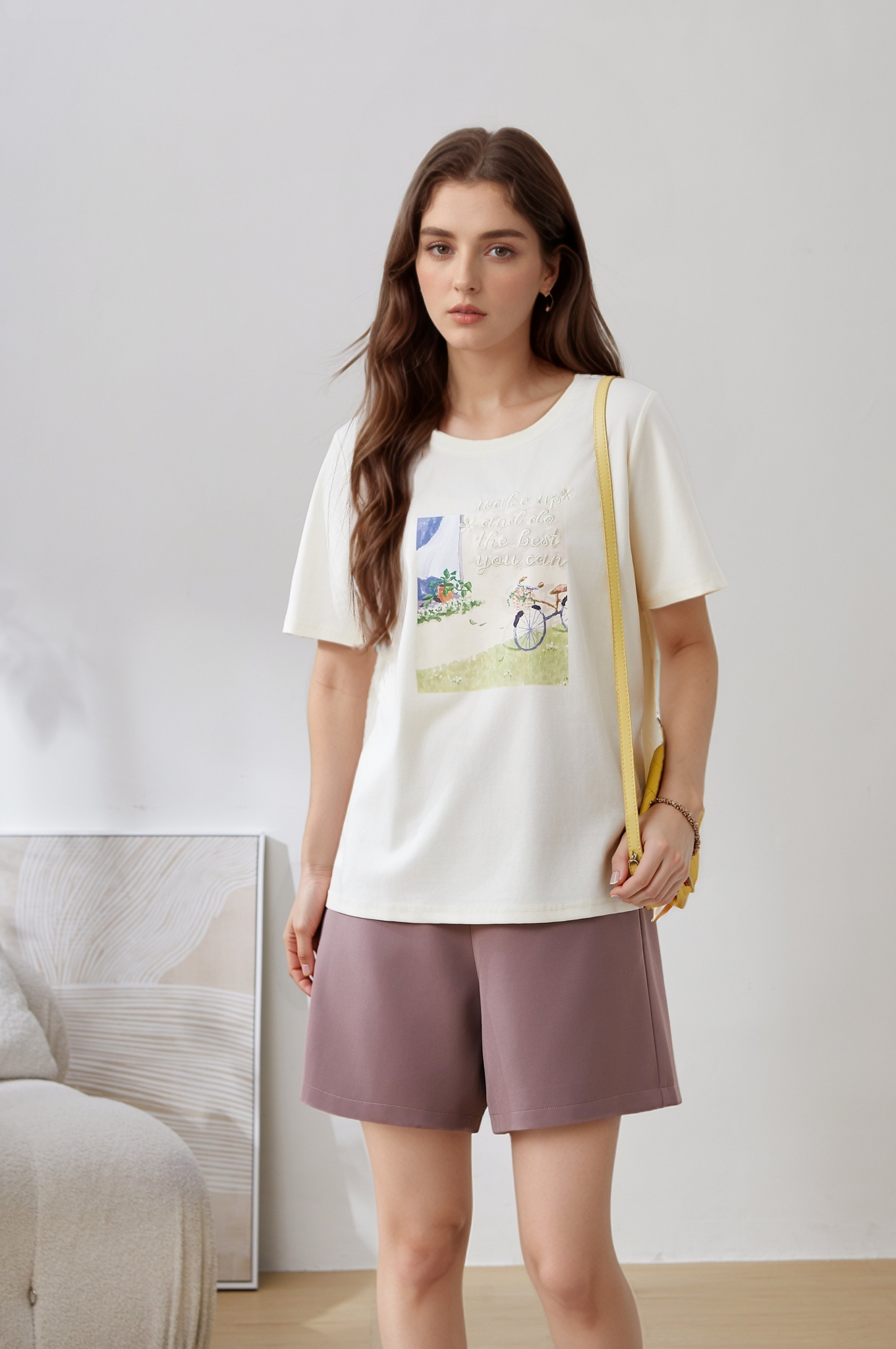 Retro Casual Map T-shirt Dxz1336