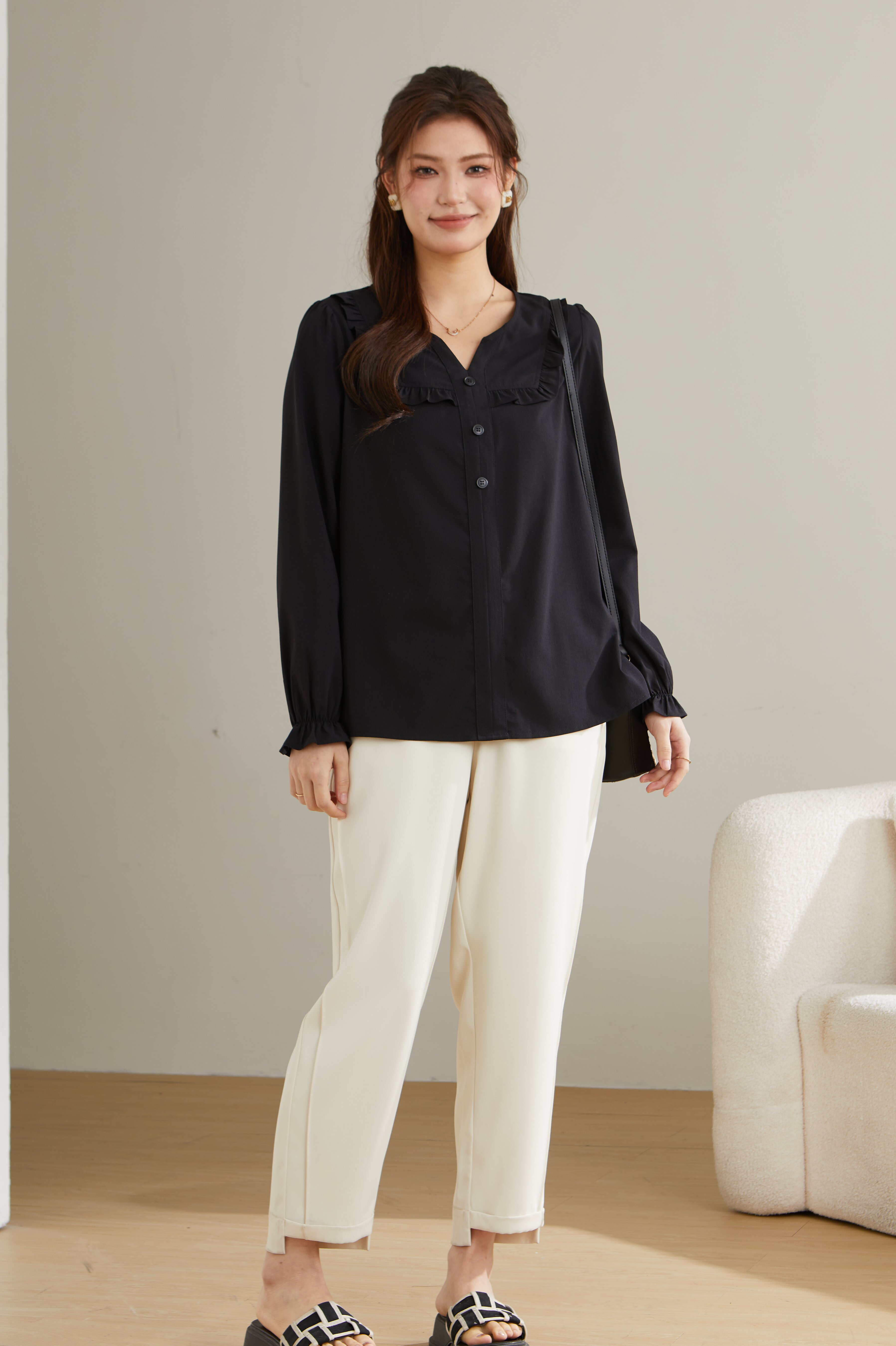 Lace Patchwork Fake Two-Piece T-Shirt ECZ2523