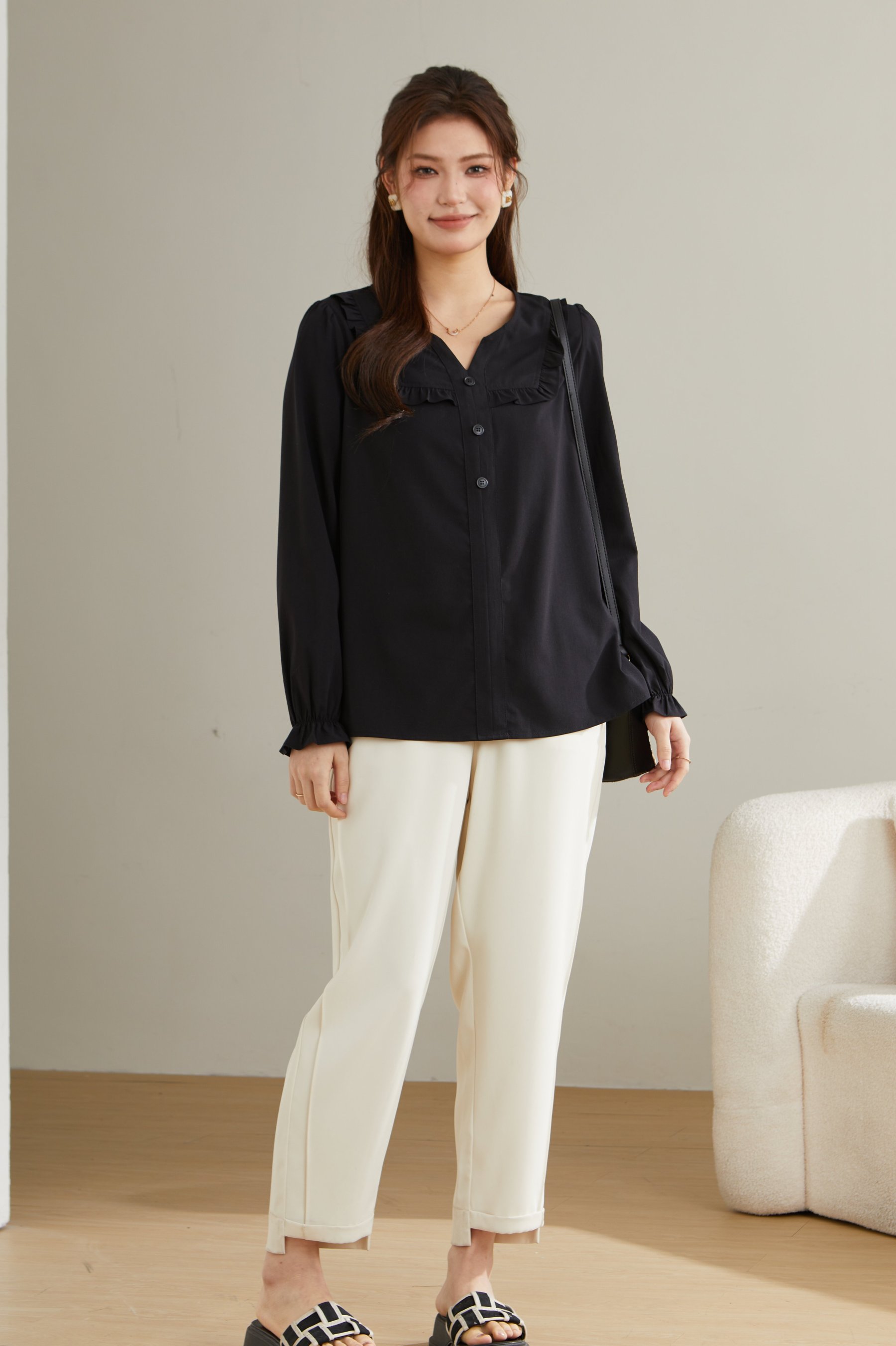 Lace Patchwork Fake Two-Piece T-Shirt ECZ2523