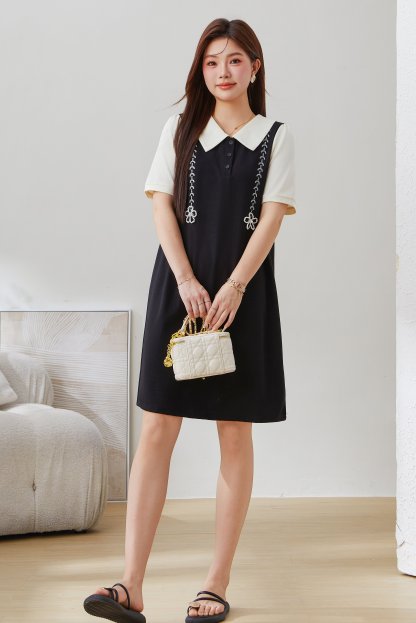 SEA Elegant Little Chanel Style Knitted Dress EXQ5116