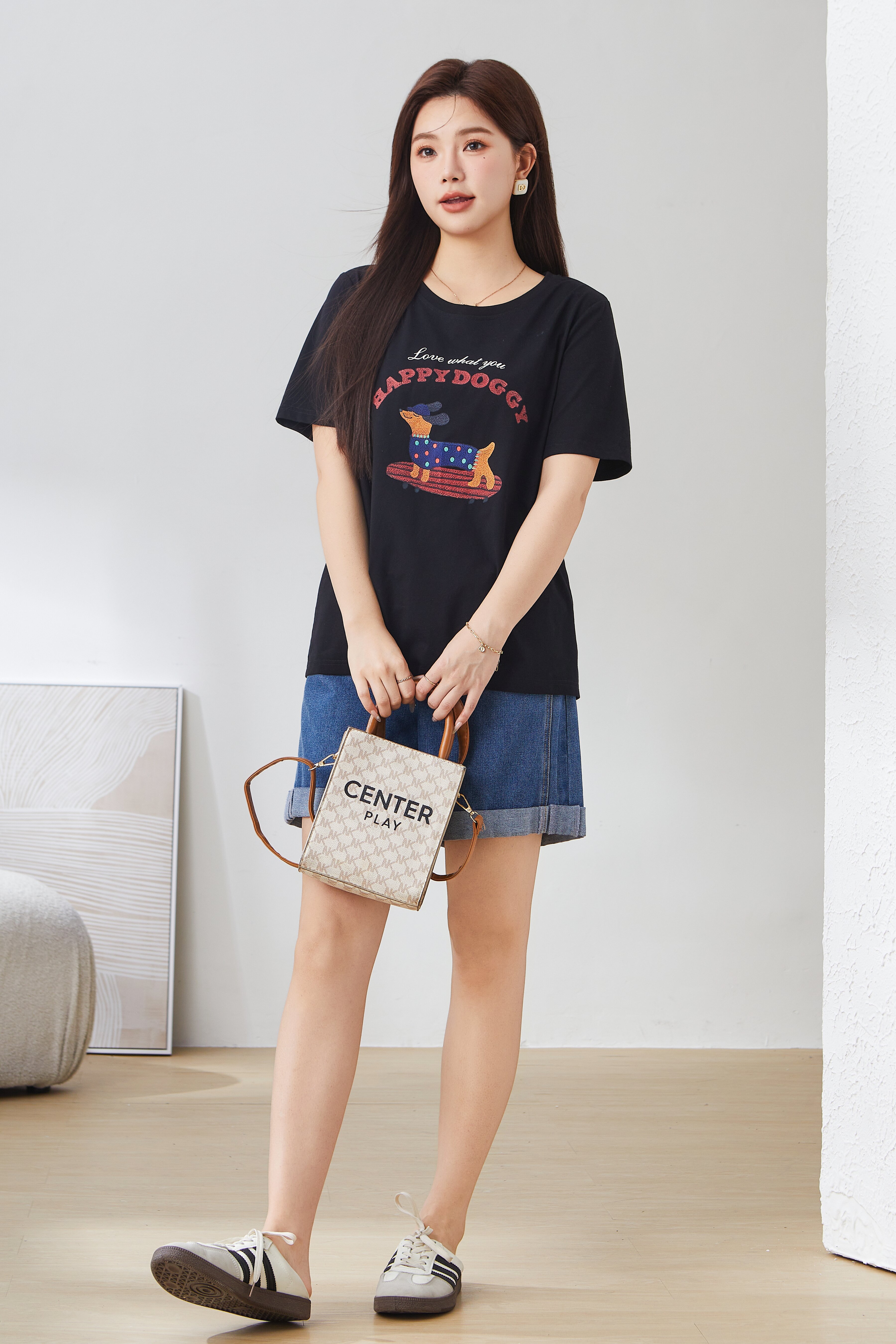 Dachshund Printed T-Shirt EXZ3067