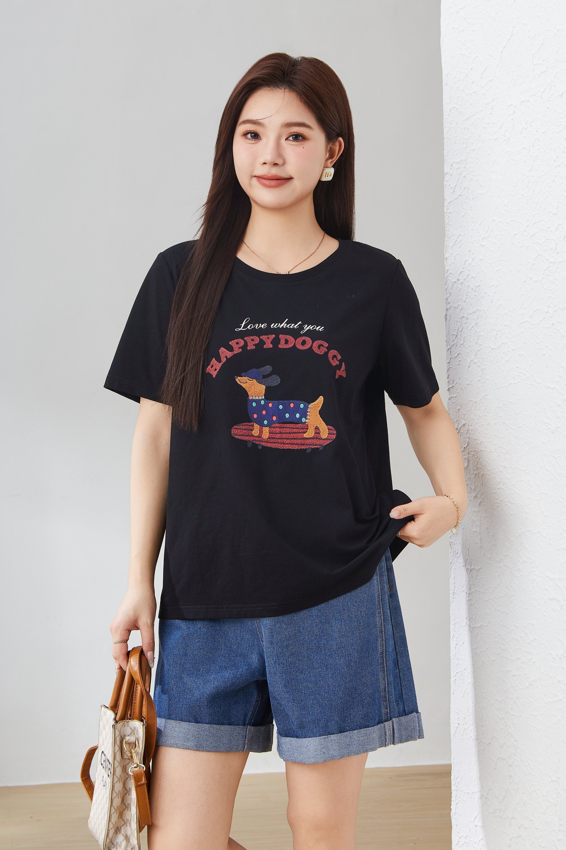 Dachshund Printed T-Shirt EXZ3067