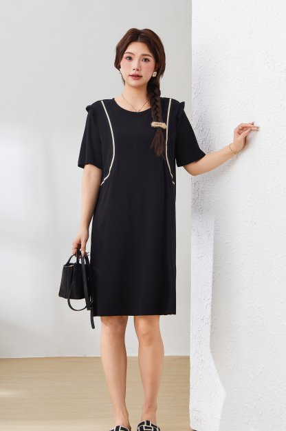 Flounced Sleeve Dress Suit Ext2952n