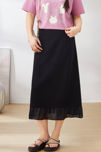 Fashion Versatile Slimming Elegant Midi Skirt EXBQ2922