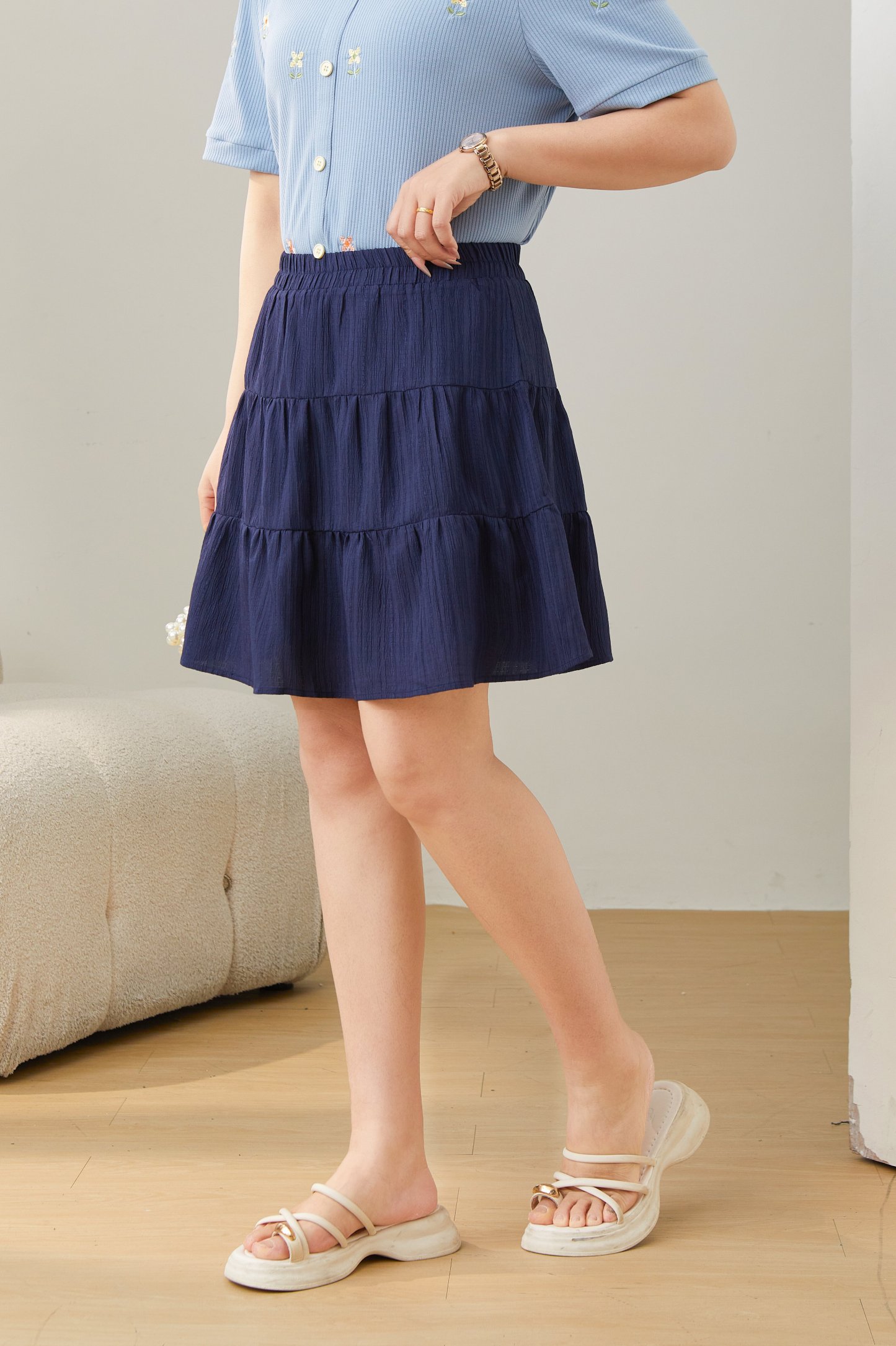 US Slimming A-line Skirt EXBQ2909