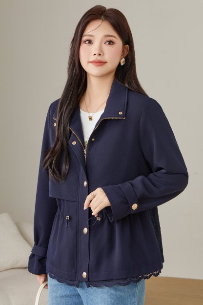 Lace patchwork waistcoat DDW2138