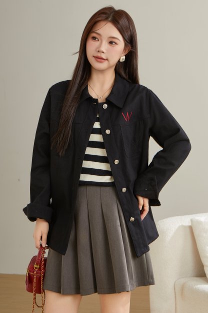 Embroidered Heavy Craft Thin Jacket ECW2532