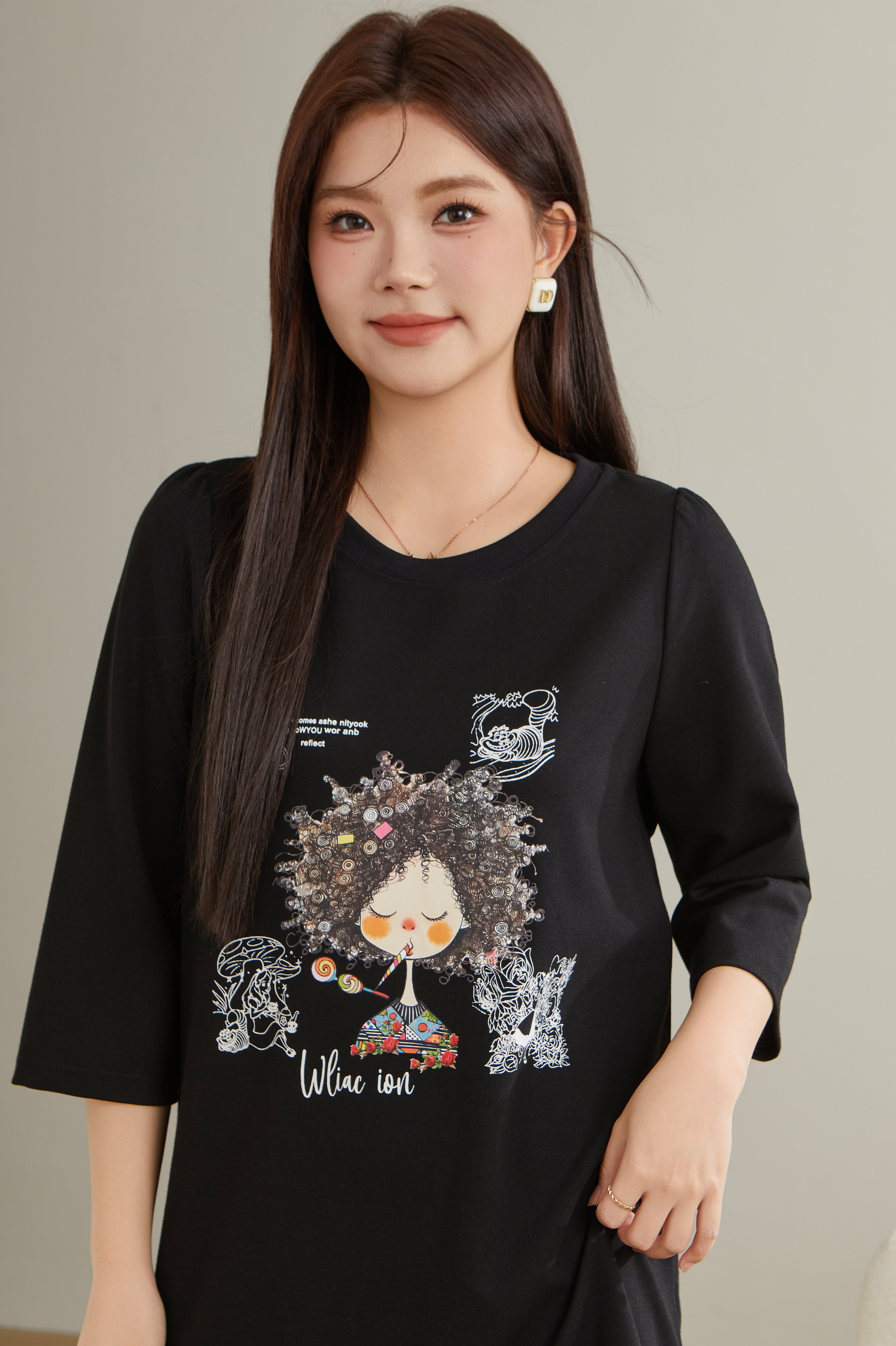 Ruffled Patchwork Printed Dress ECQ2380