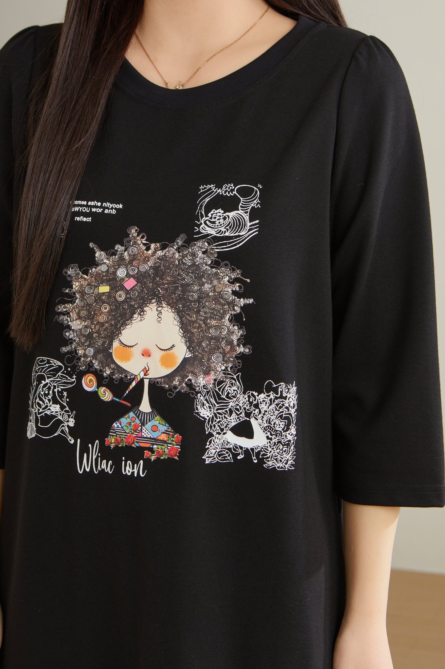 Ruffled Patchwork Printed Dress ECQ2380