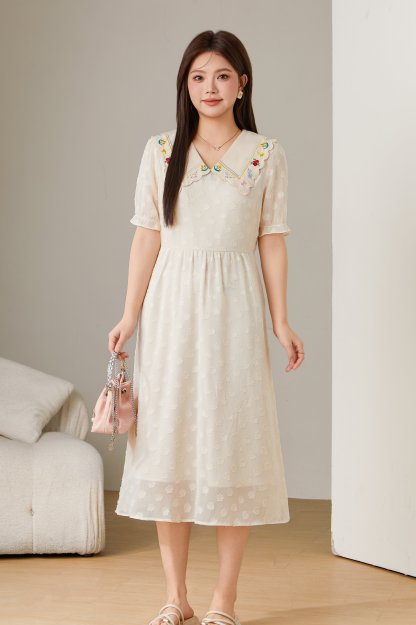 French Style Doll Collar Dress DXQ1512