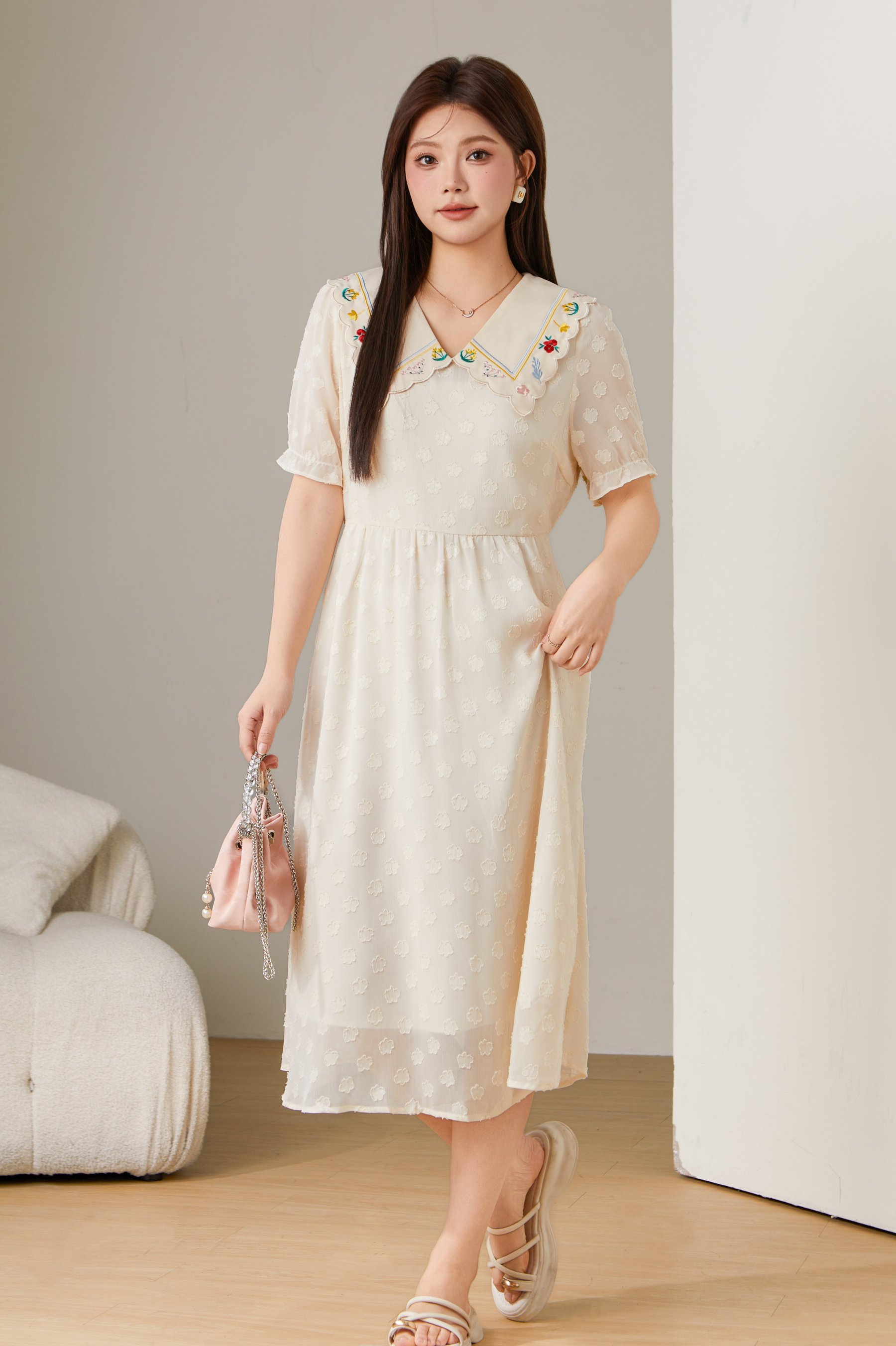 French Style Doll Collar Dress DXQ1512