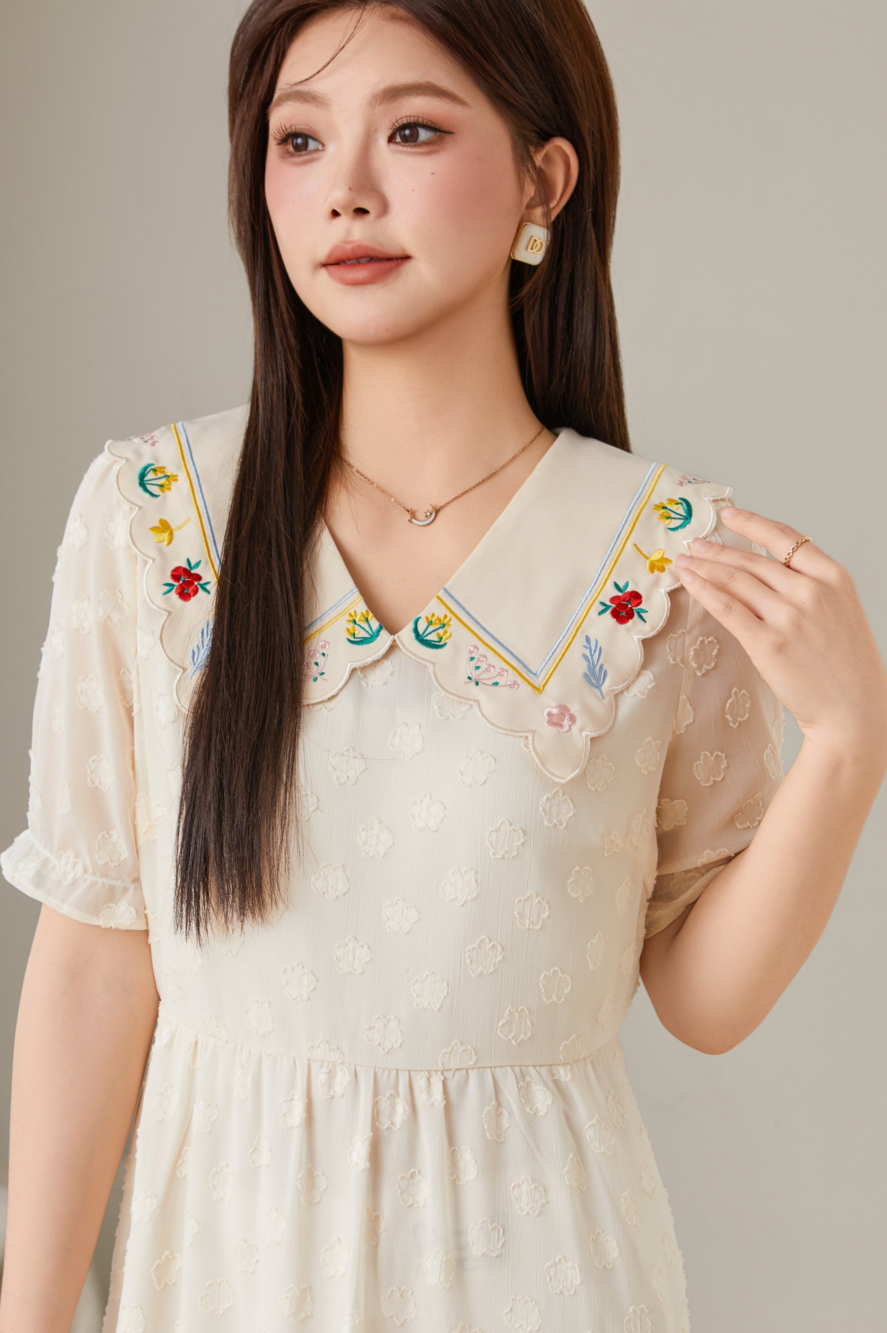 French Style Doll Collar Dress DXQ1512