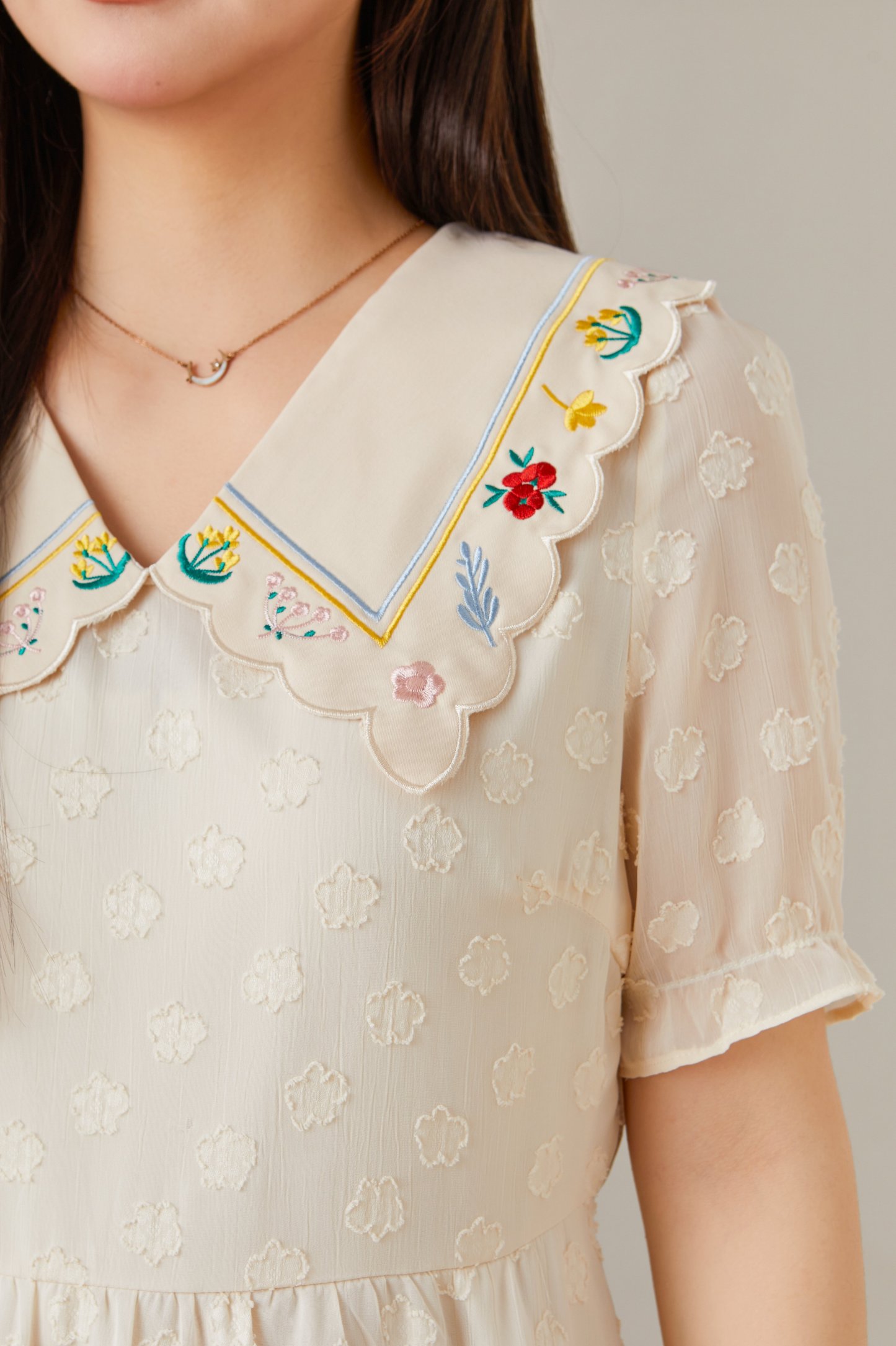 French Style Doll Collar Dress DXQ1512