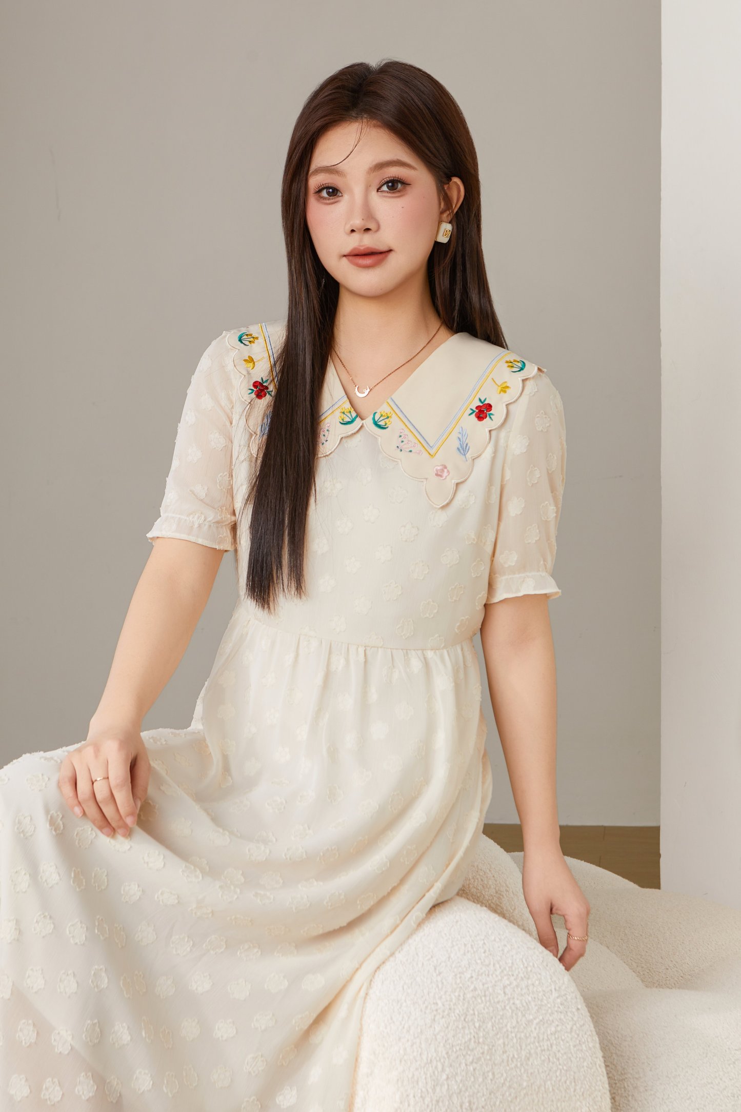 French Style Doll Collar Dress DXQ1512