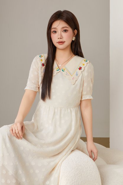 French Style Doll Collar Dress DXQ1512