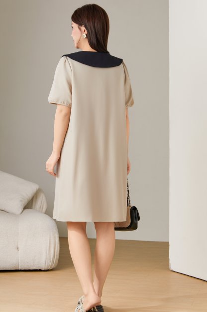 Doll Collar Tie Dress DXQ0725